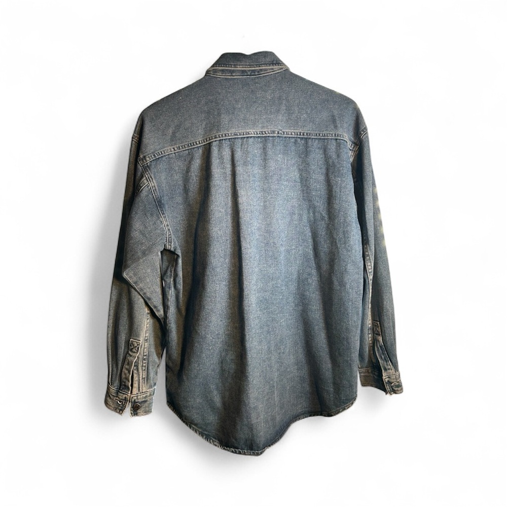 Denim Button-Up Shirt - Picture 3 of 5